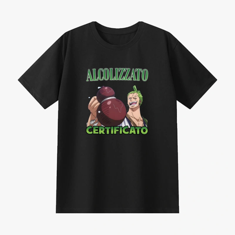Alcolizzato Certificato One Piece T-Shirt 🍻
