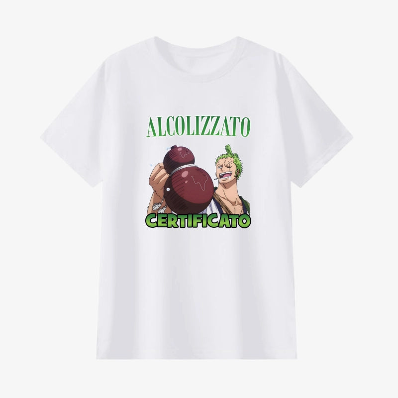 Alcolizzato Certificato One Piece T-Shirt 🍻