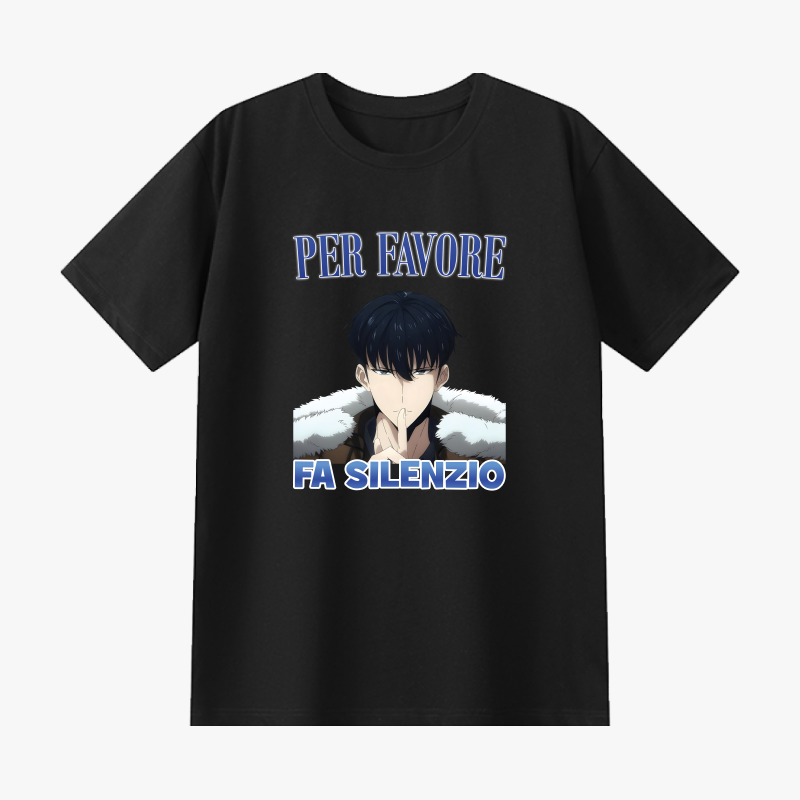 Per Favore Fa Silenzio Solo Leveling T-Shirt🤫