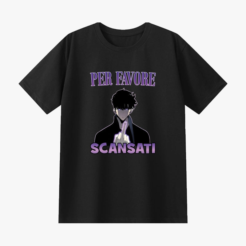 Per Favore Scansati Solo Leveling T-Shirt 🖕🏻