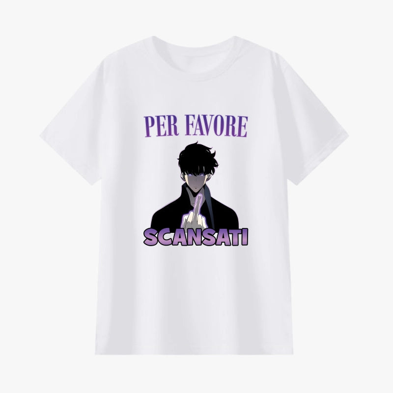Per Favore Scansati Solo Leveling T-Shirt 🖕🏻