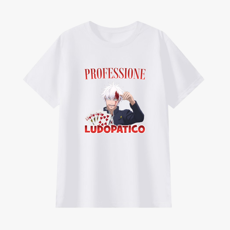 Professione Ludopatico Gojo Jujutsu Kaisen T-Shirt 🎰