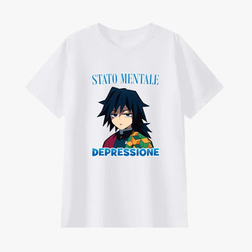Stato Mentale Depressione Demon Slayer T-Shirt 🖤